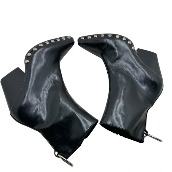 {Jeffery Campbell} Walton Vegan Studded Booties - Picture 9 of 16